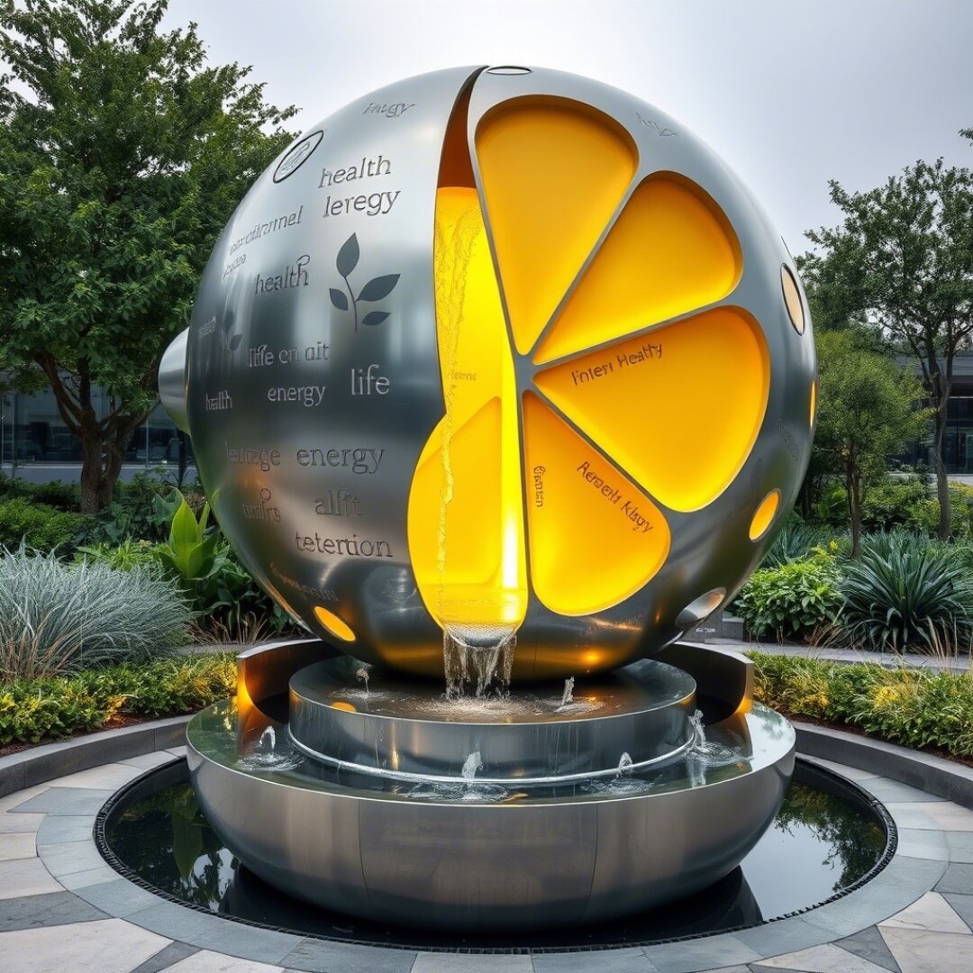 Концепция арт-объекта «Цитрусовый эликсир»