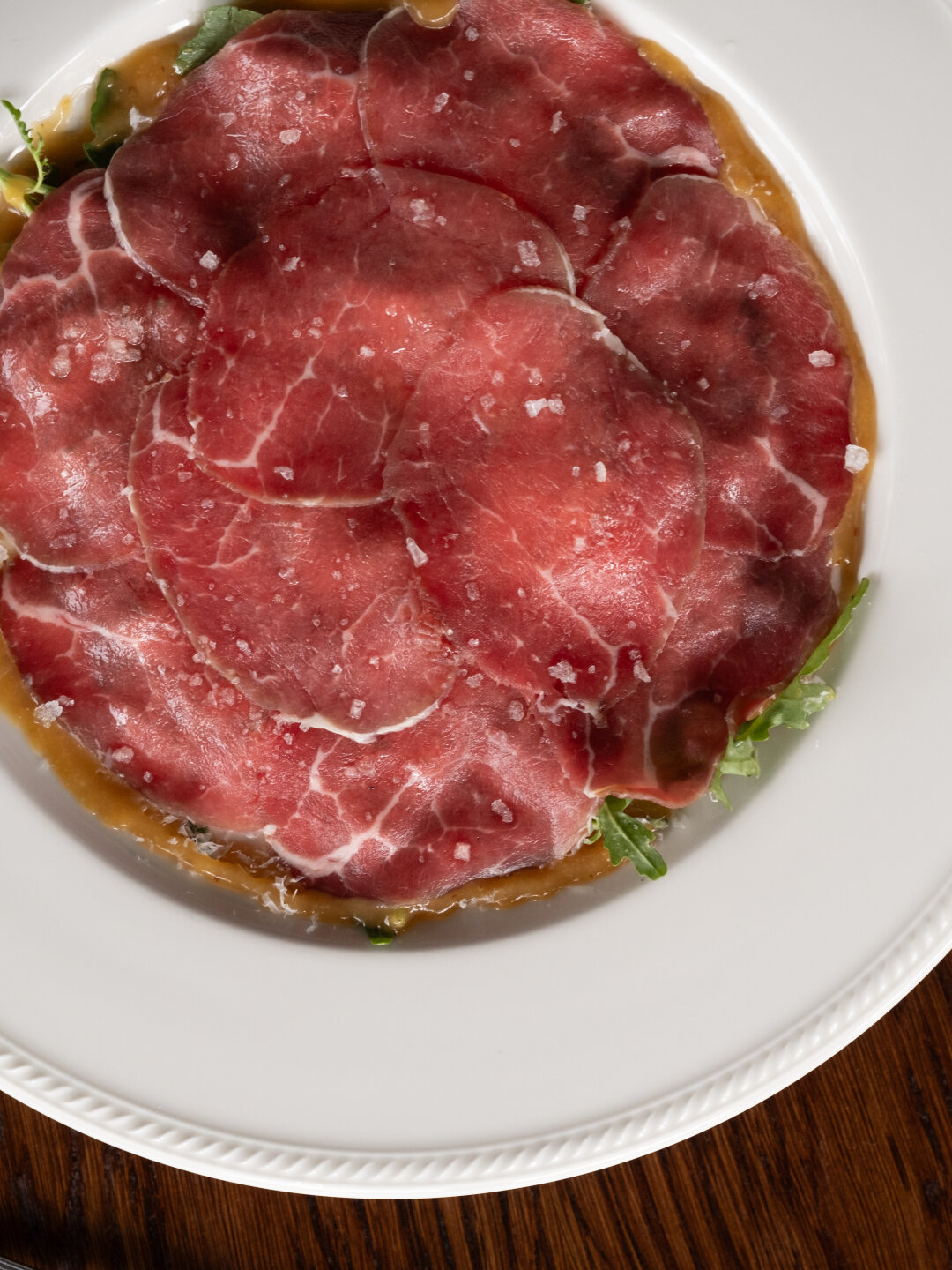 Карпаччо из телятины в Rob Roy