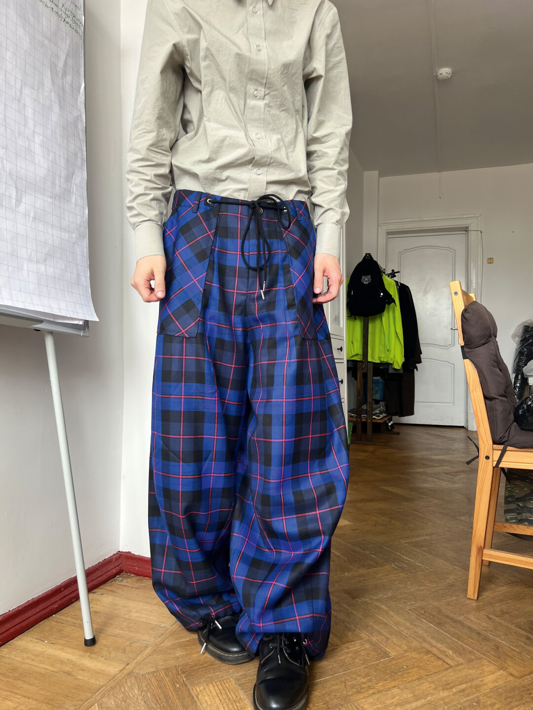 Клеткокорные брюки Siniy Vsadnik