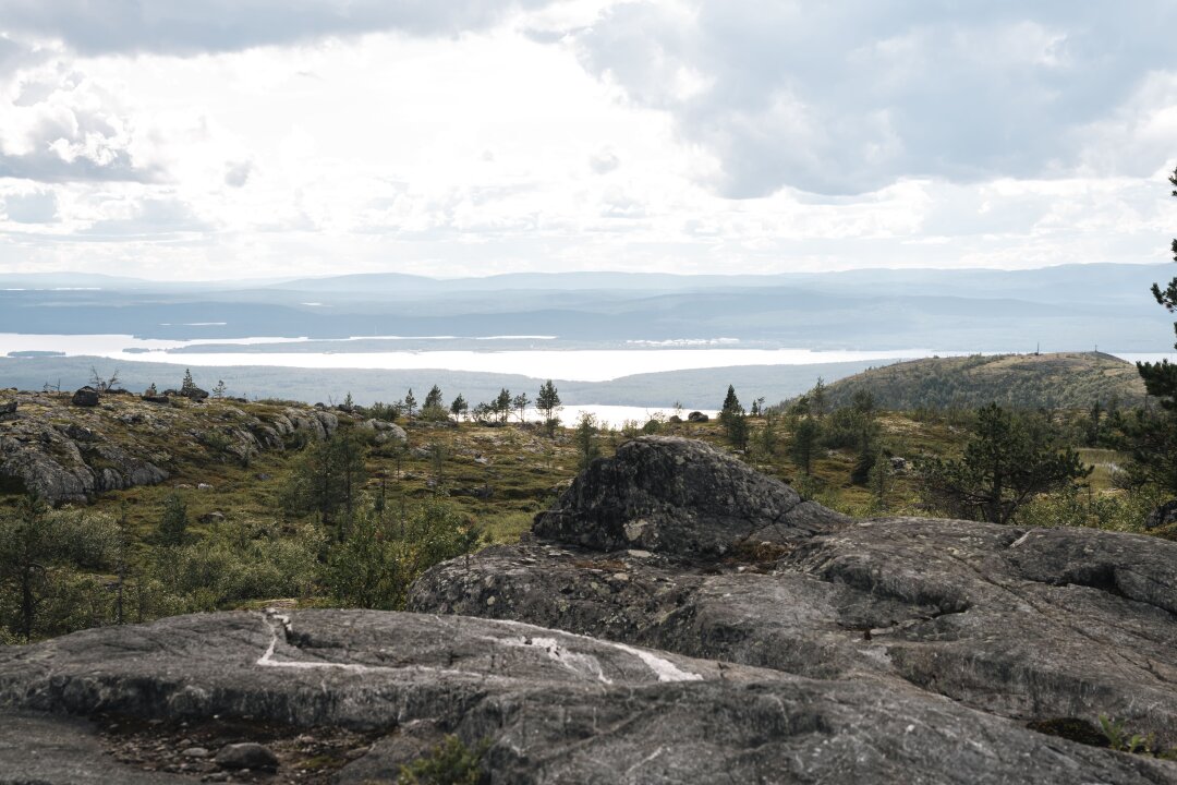 Вид на Белое море с Волосяной горы, Кандалакша