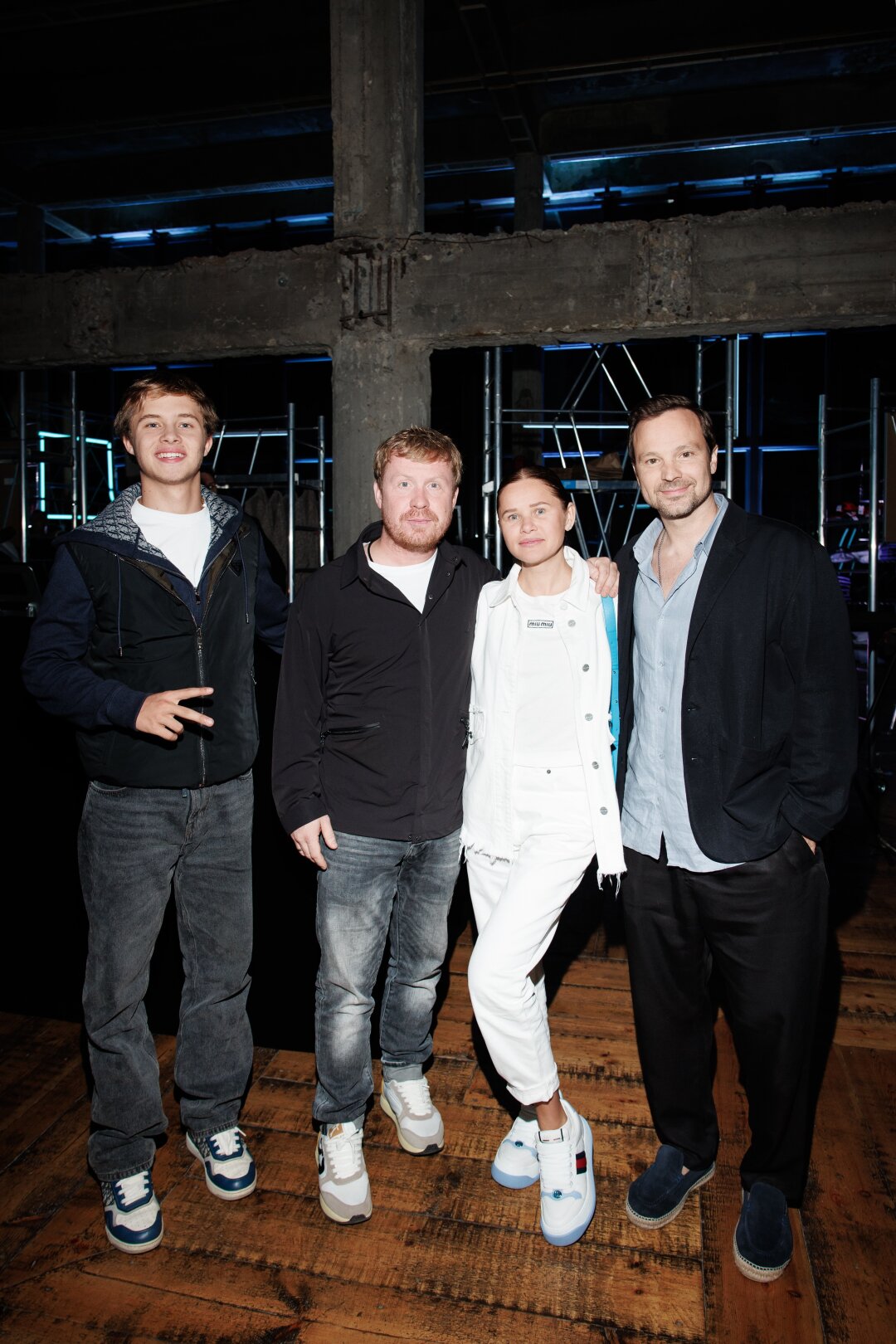 Леон Кемстач. Антон Богданов, Лаура Кемстач и Алексей Чадов