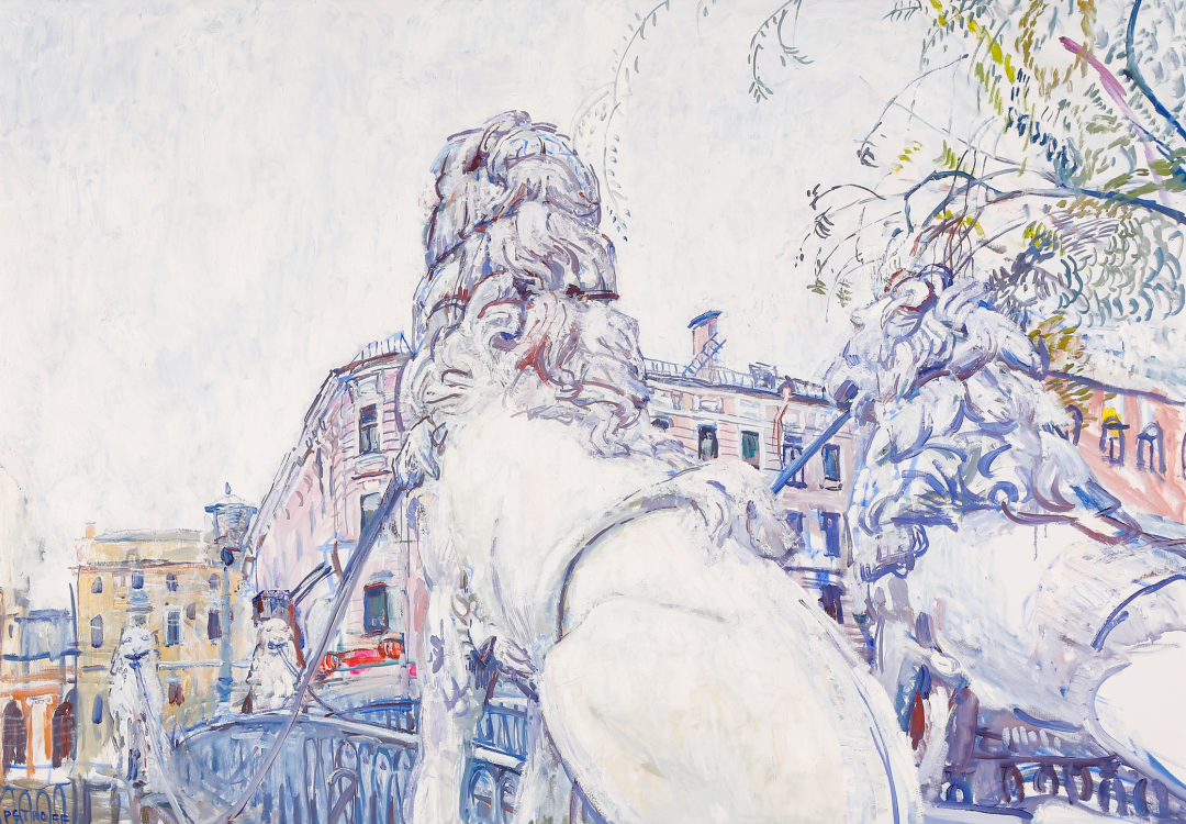 Игорь Петров. Белая ночь. Львиный мост. 2014