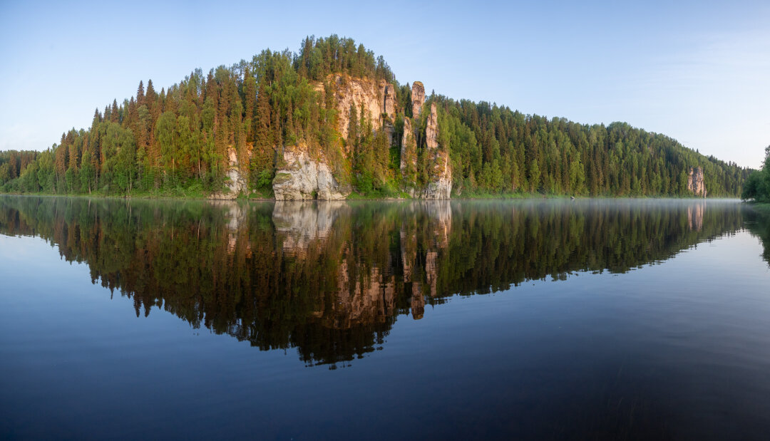 Скалы реки Вишера