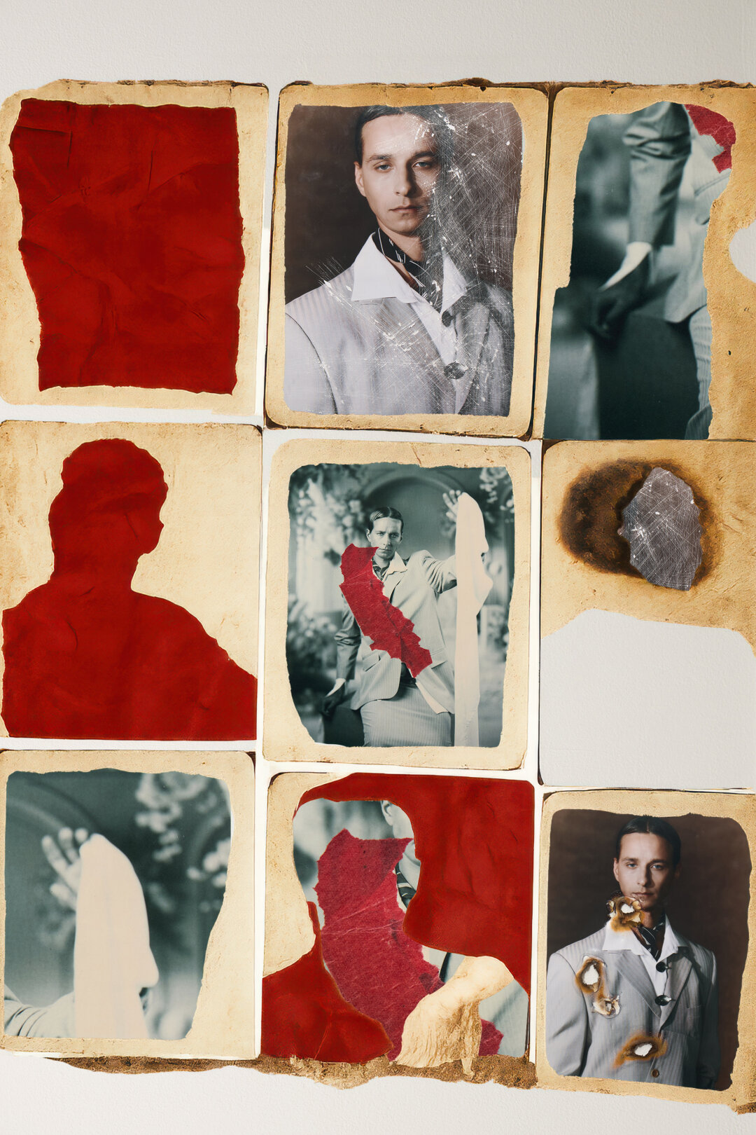 Специально для этого номера «Собака.ru» Алексей Старков создал работу, используя собственные фотопортреты.