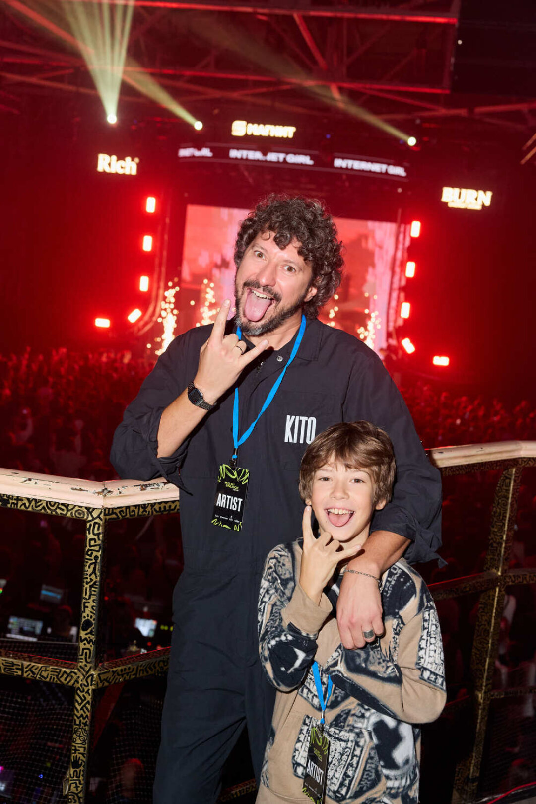 Кирилл Сергеев с сыном