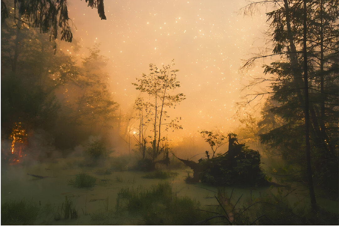 Сергей Прокофьев. ≪Фейерверк на болоте≫. Проект, выполненный с применением мультимедийных технологий. 2021