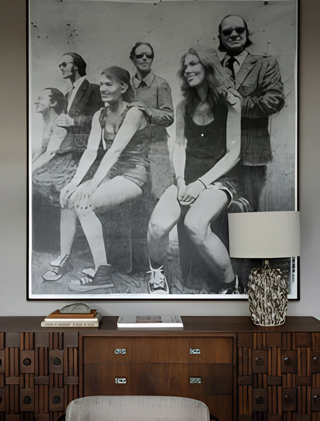 Кирилл Челушкин. «20 лет спустя». Карандаш, холст. 2017