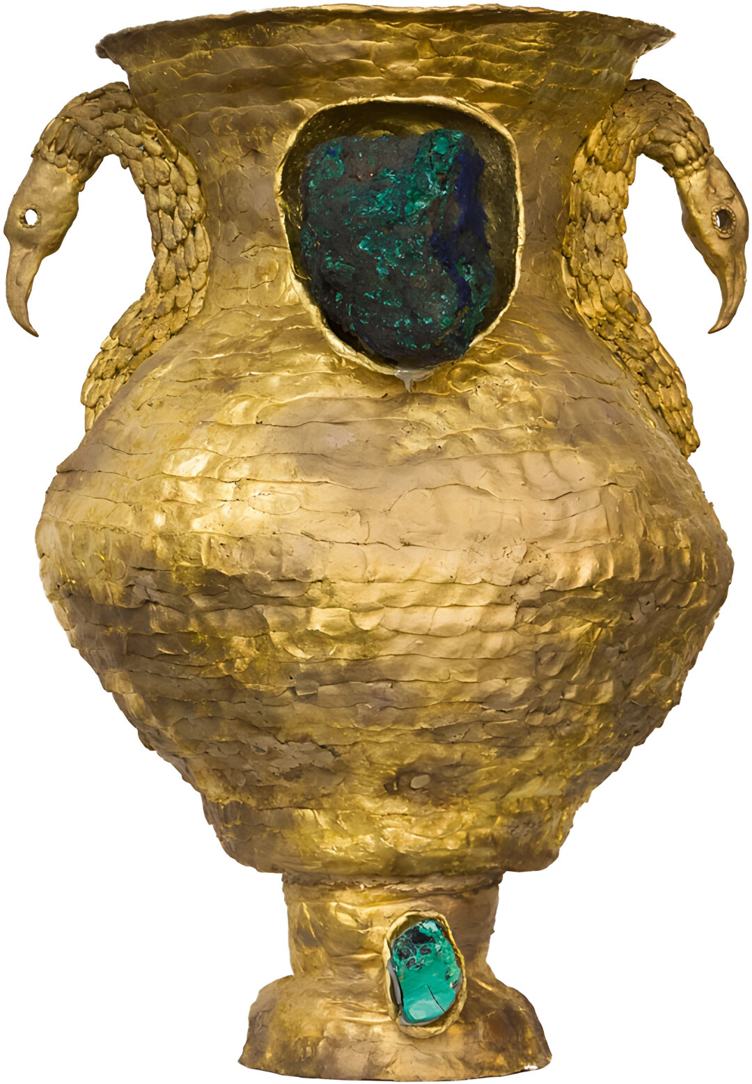 Евгений Антуфьев. «Без названия». Бронза, малахит. 2024