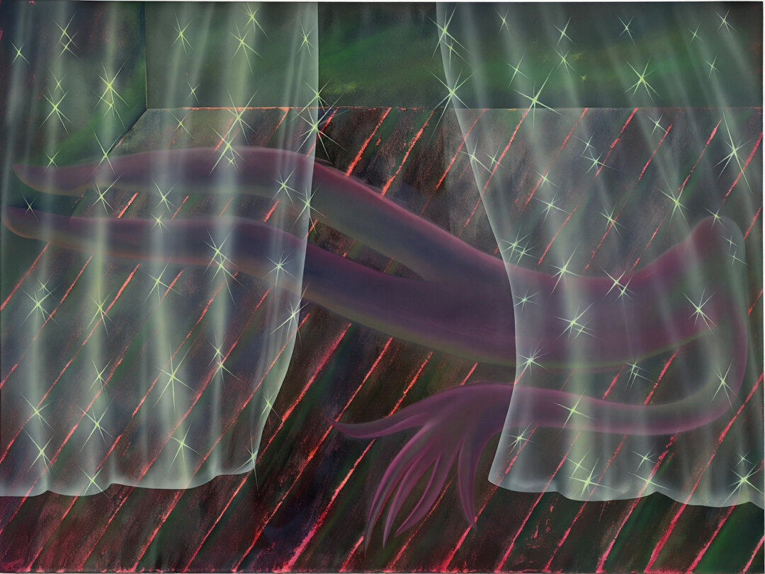 Олеся Лавриненко. Из серии «Неизбежность». Холст, масло. 120×160 см. 2024