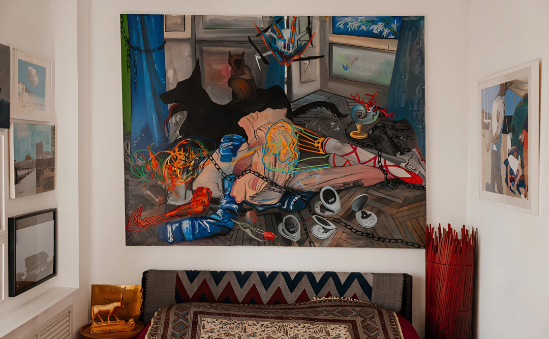 Акцент спальни — картина Владимира Карташова