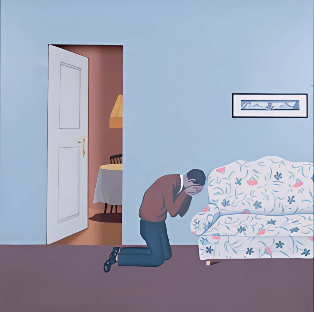 Виктор Пивоваров. «Ночные слезы». 1995