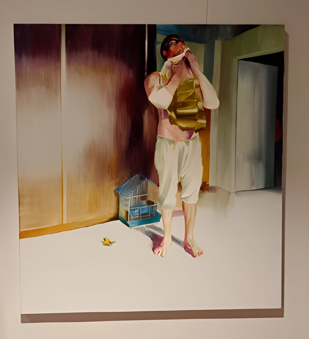 Кирилл Гаршин. «Мужчина с забинтованным локтем». 2020