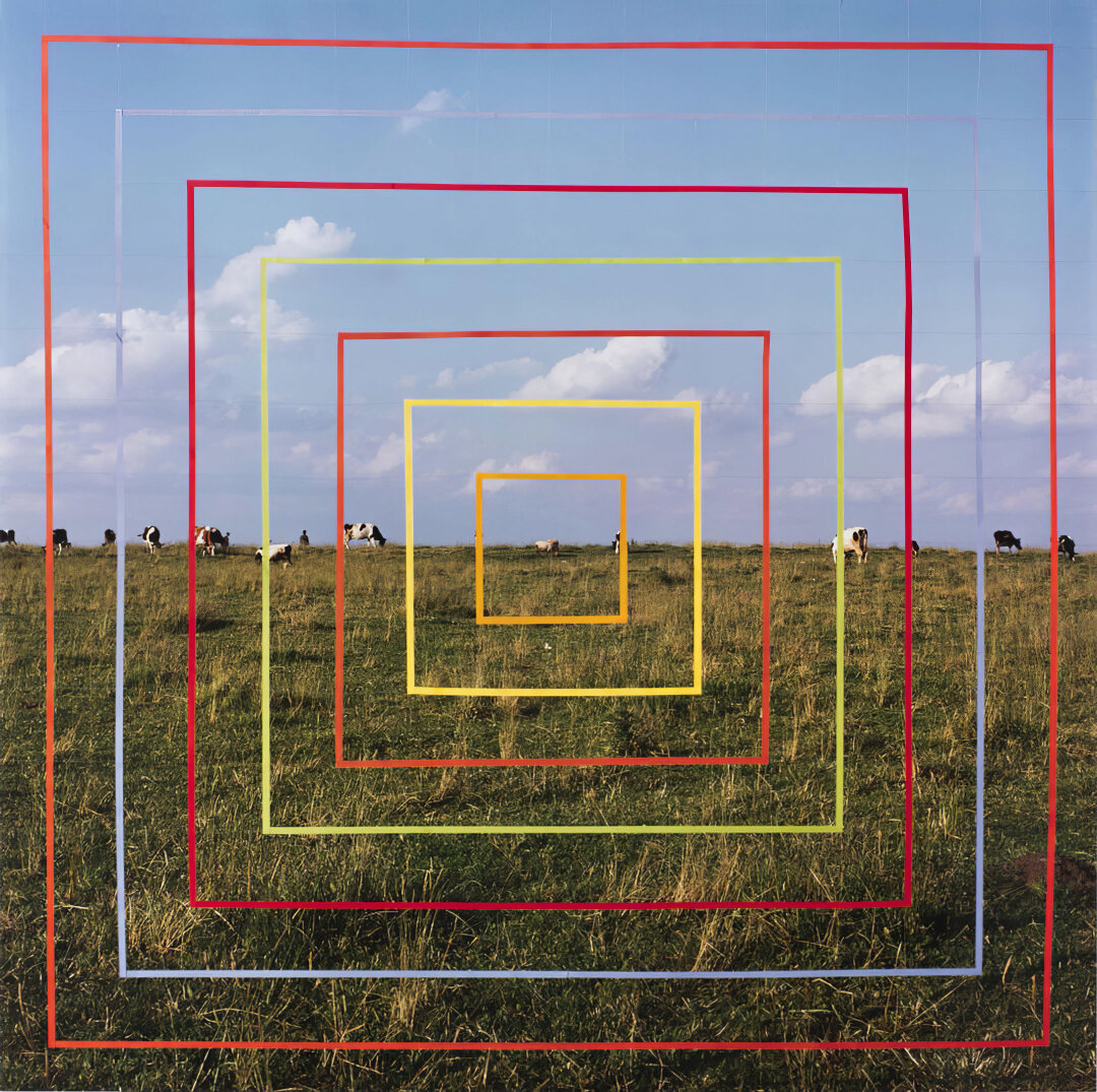 Франциско Инфанте-Арана. Артефакты из серии «Артефакты окрестностей Подгорецкого замка». Фотография. 100 × 100 см. 1998