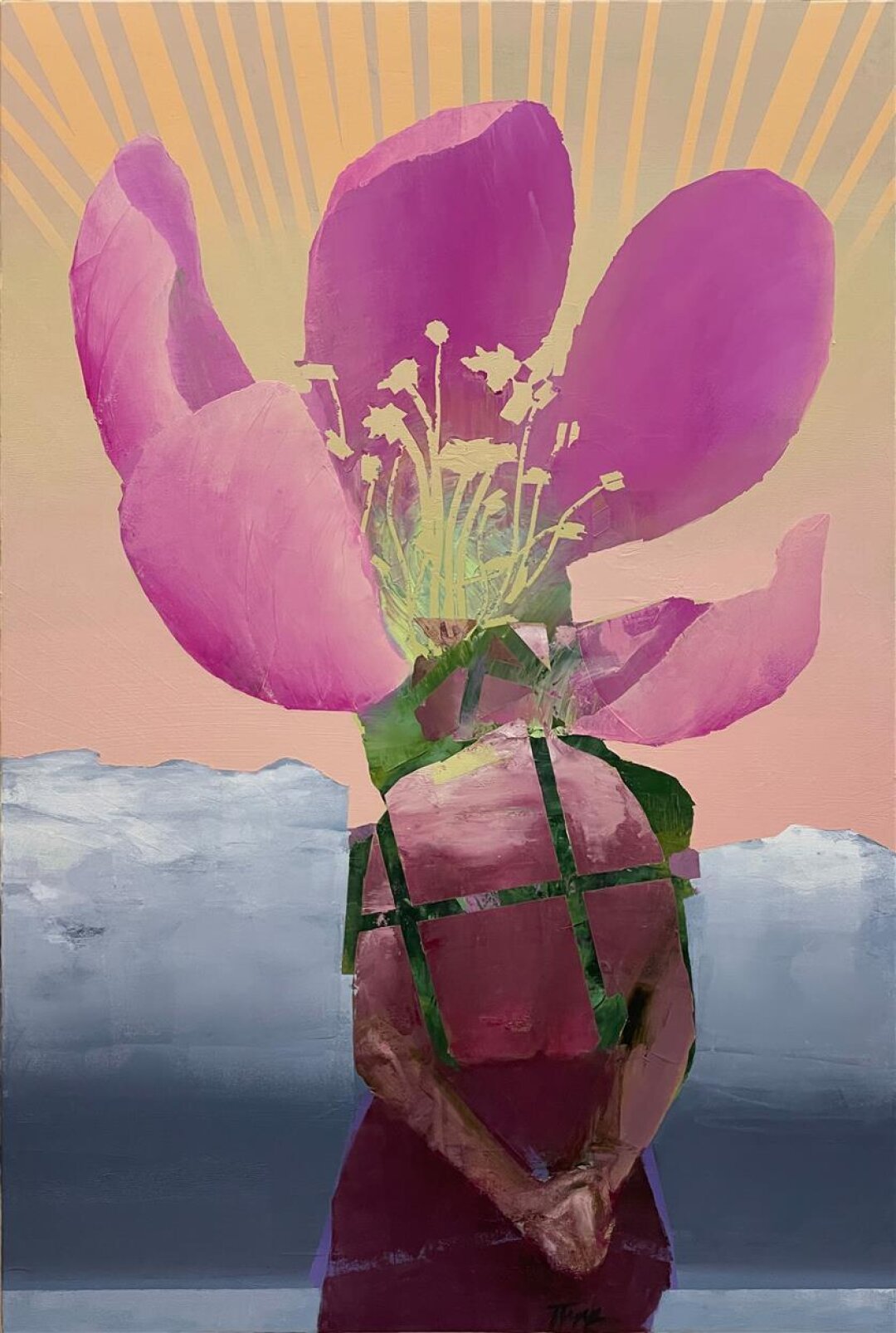 Виталий Пушницкий «Паламед. Метаморфозы». 150×100 см. 2025