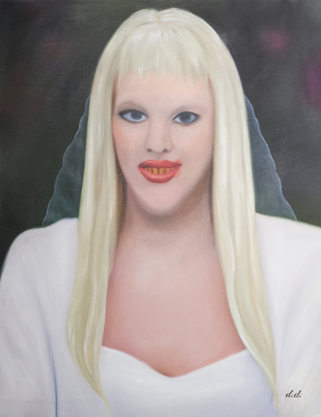 Дарья Денисова/ dashkamonashka. Bridal service. Холст, масло. 90×70 см. 2023