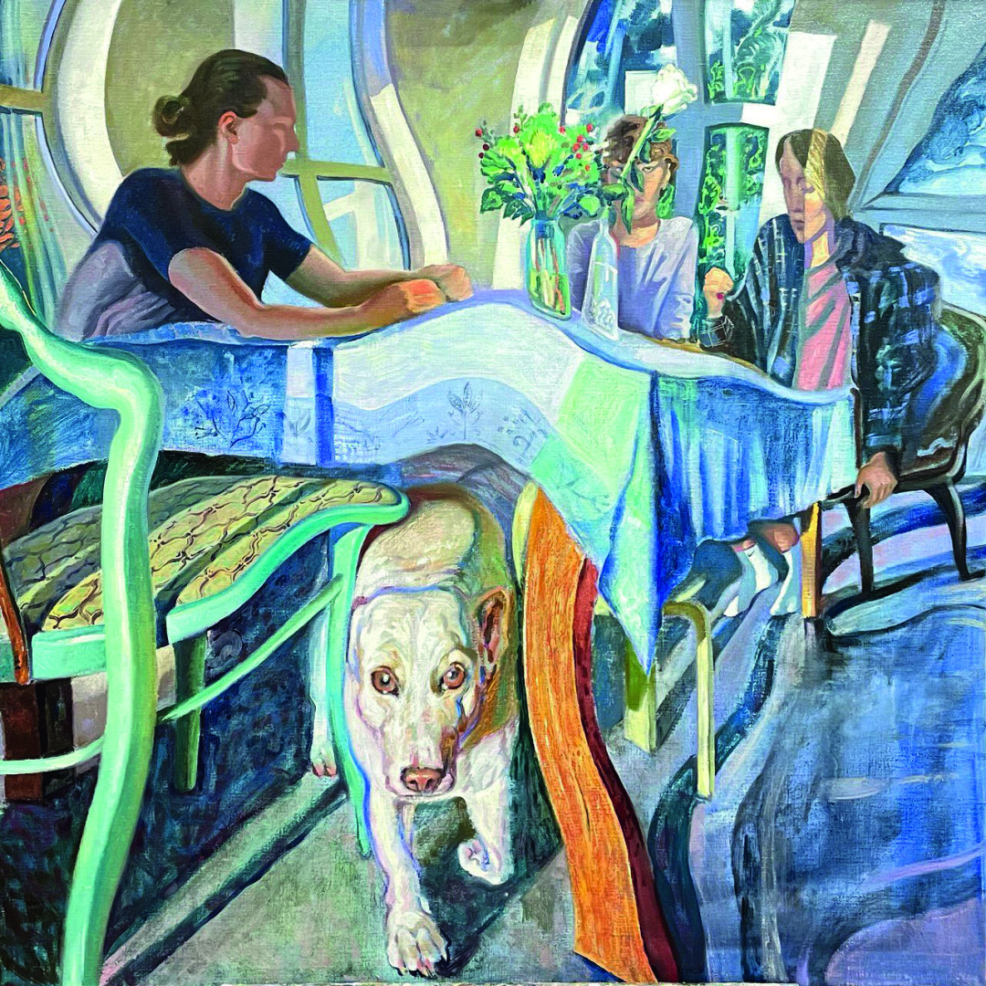 Мария Егорова. «Время безопасного контакта». Холст, масло. 2024