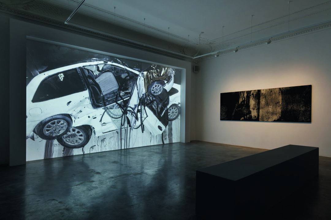 Арт-группа «Провмыза». Oratorium SARXSOMA. Видео. 2019. «Плащаница». Графическое полотно. 1993, 2025