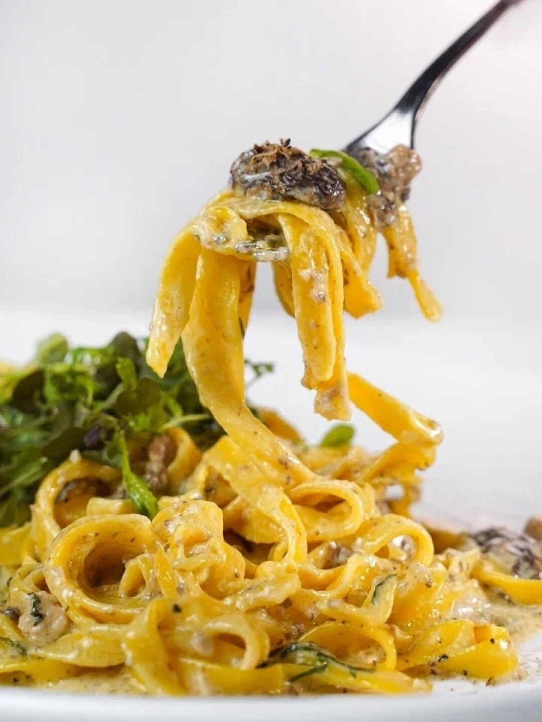 Тальятелле со сморчками и черным трюфелем в ресторане Александра Ежова