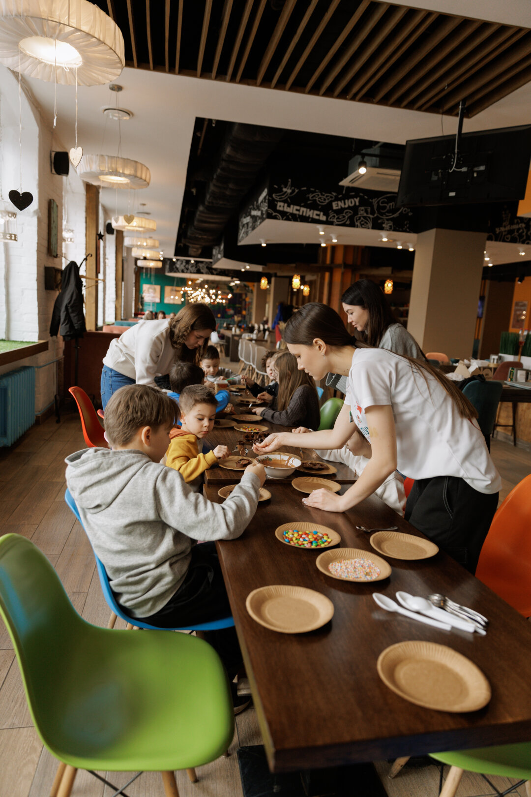 Мастер-классы для детей в кафе Buffet