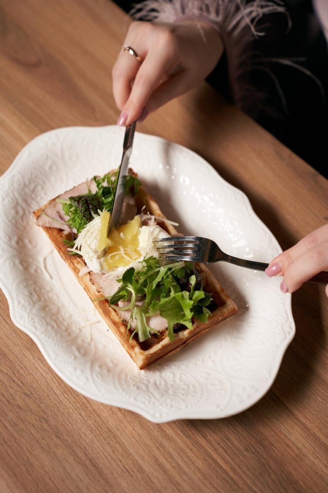 Зеленая вафля