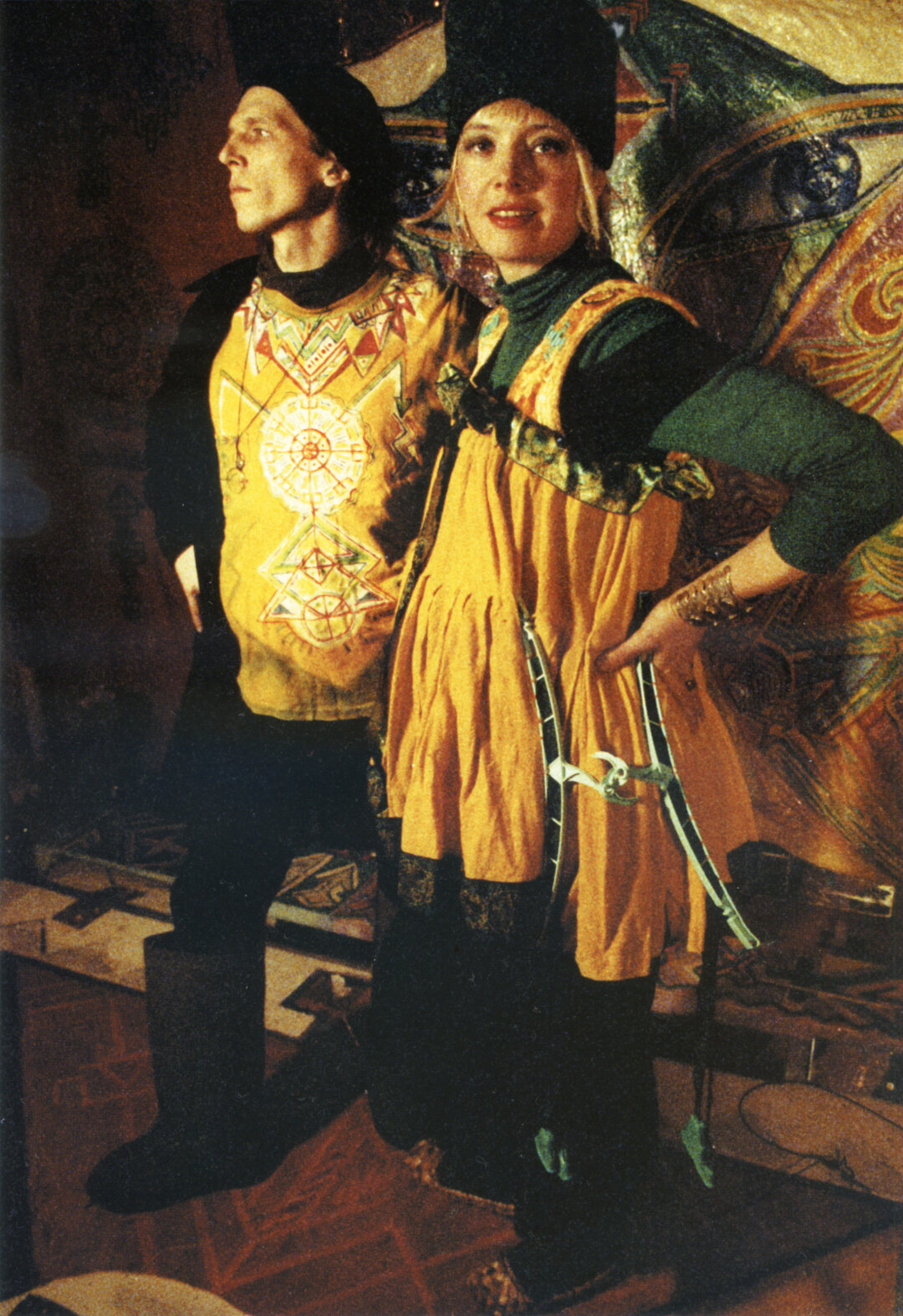Александр Лунгин и Катя Рыжикова, группа «Север», 1989 год. Фото: Глеб Косоруков