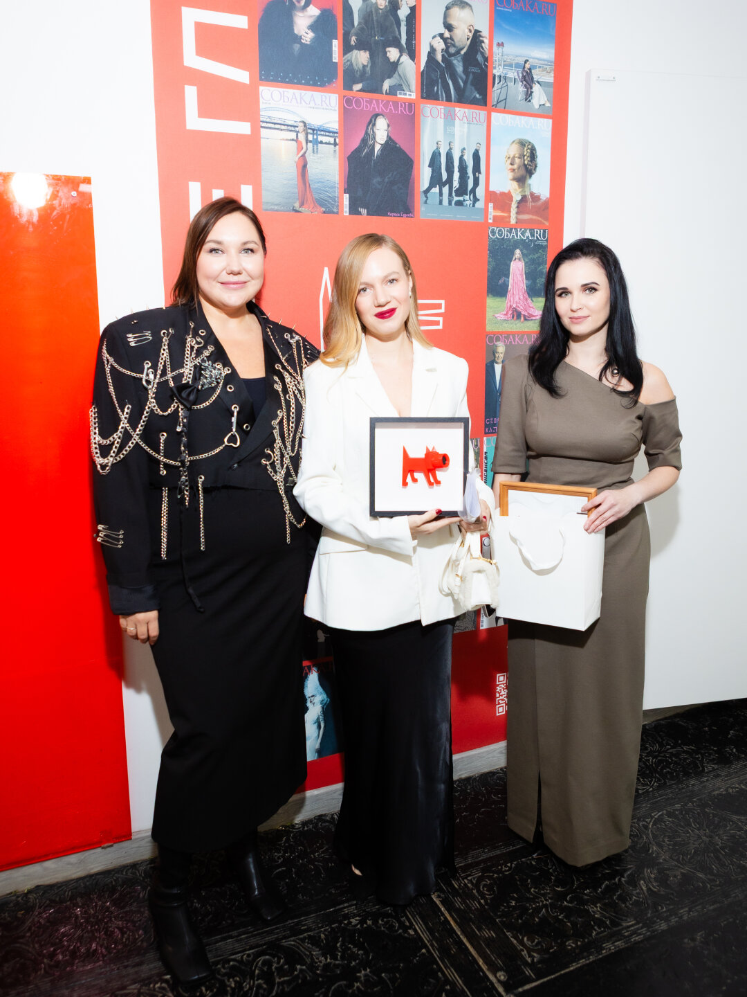 Юлия Гребнева, Полина Соловьева и Ксения Федосеева-Царицынская