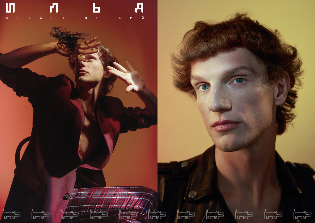 На Илье слева: брюки HAIDER ACKERMANN, пиджак JIL SANDER; справа: куртка DOLCE & GABBANA (все — SUPERМАГАЗИН)