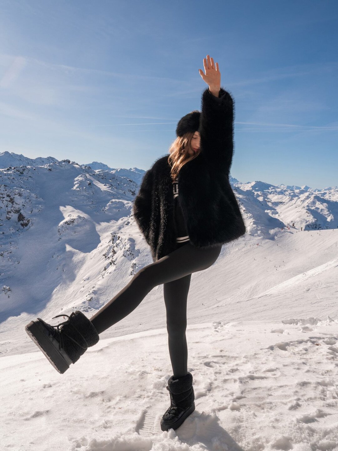 Утепленные однотонные леггинсы, Lichi