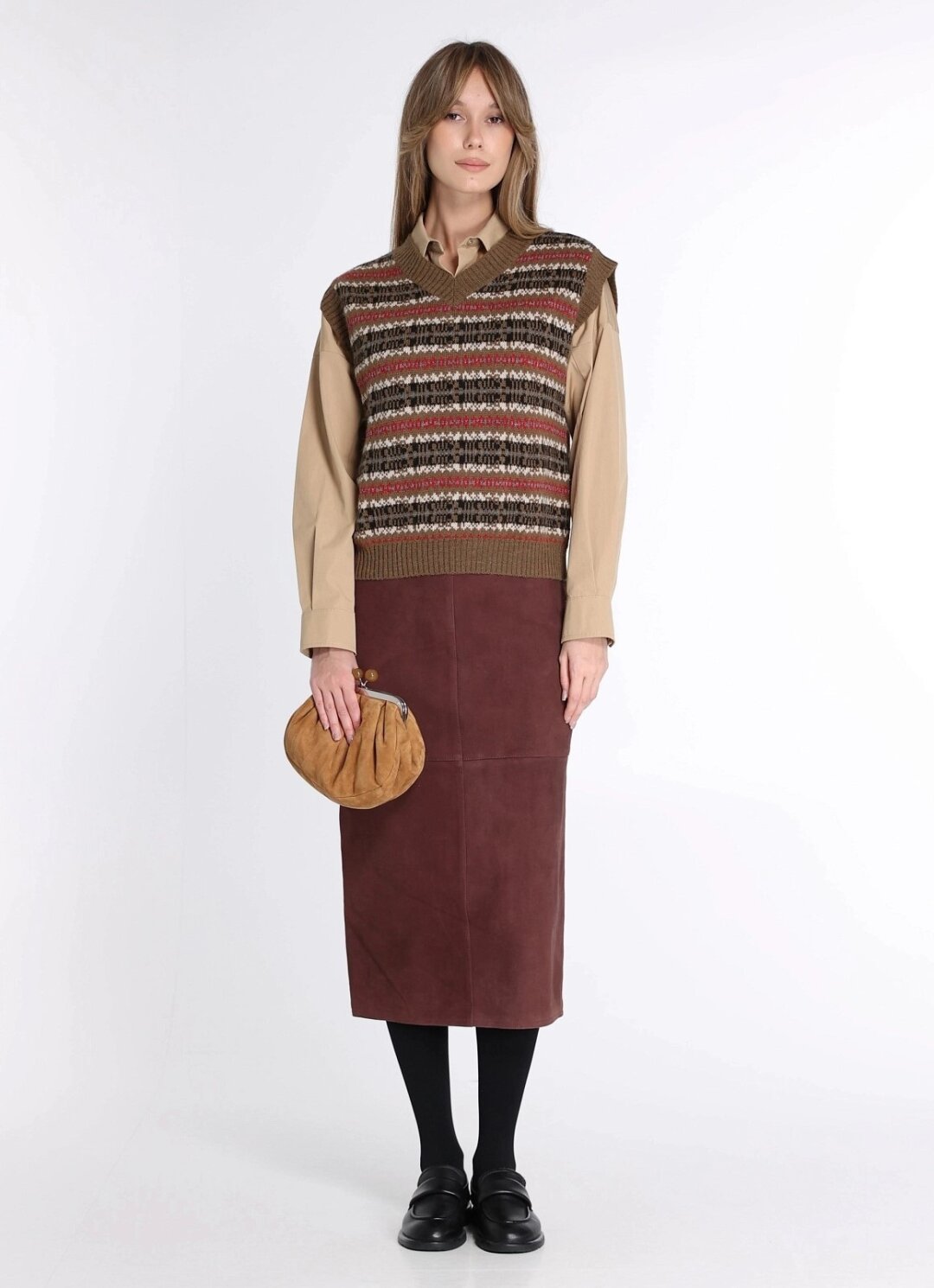 Юбка из кожи, Max Mara Weekend