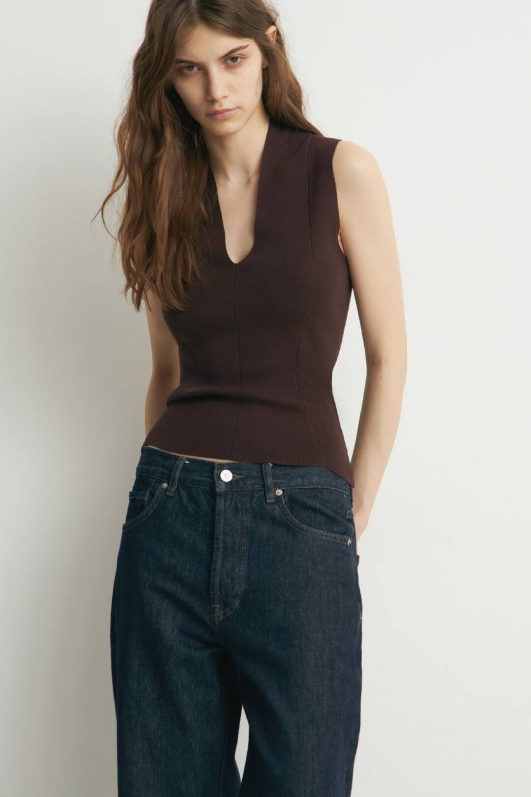 Трикотажный топ из вискозы, LIME