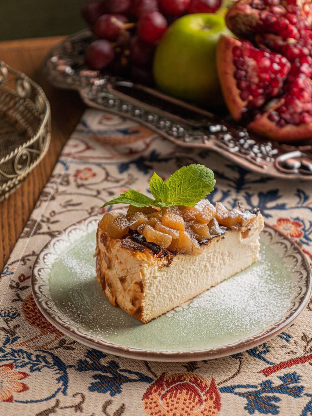 Грушевый чизкейк в «Деликатесе»