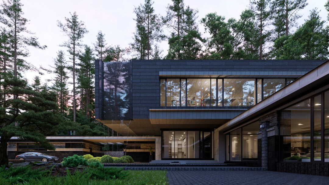 Проект загородного дома от архитектурной мастерской Владислава Седунова