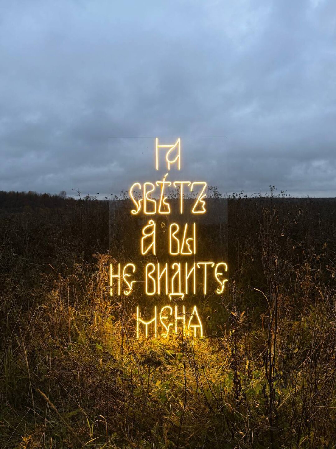 Максим Демин, "Я свет, а вы не видите меня"