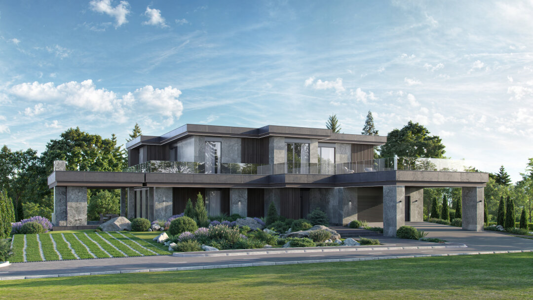 Проект загородной виллы от бюро Area