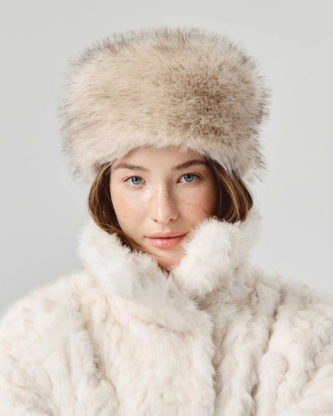 Папаха из экомеха Only me, 6 980 руб.