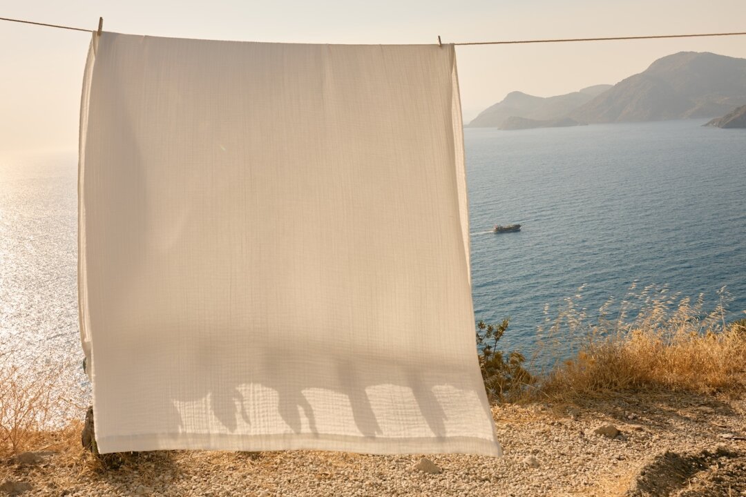 Штора из муслина