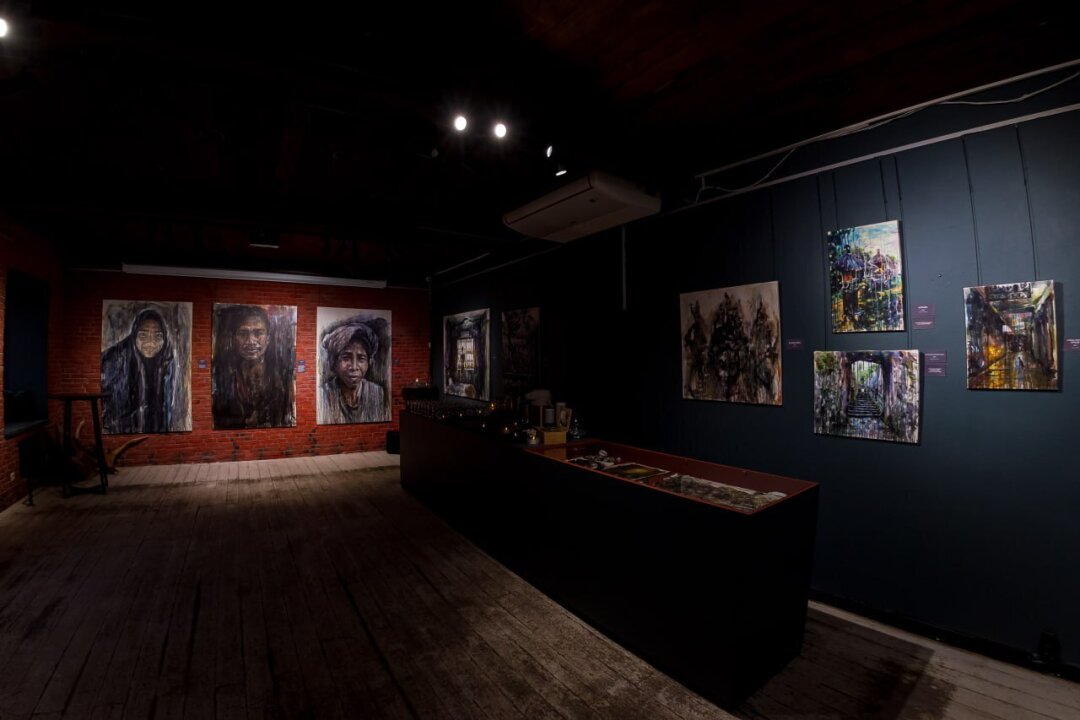 Мастер-класс на свободную тему от художника Надежды Лесной