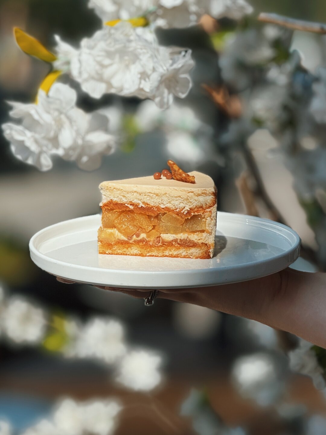 Пирожное «Яблоко в карамели»