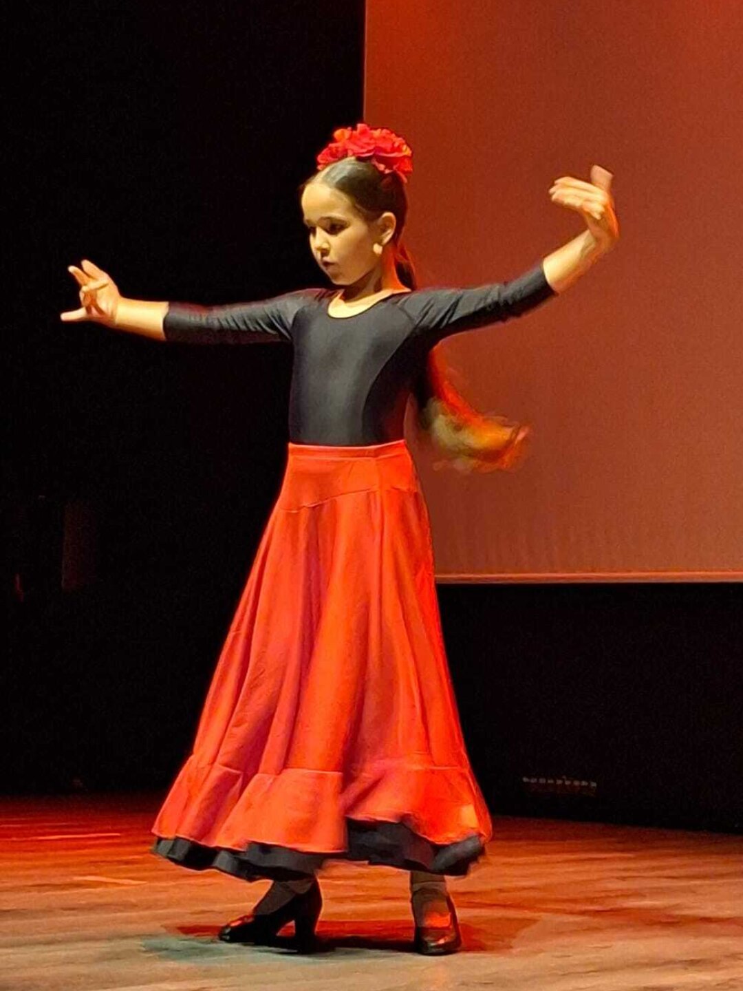Оливия, танец фламенко