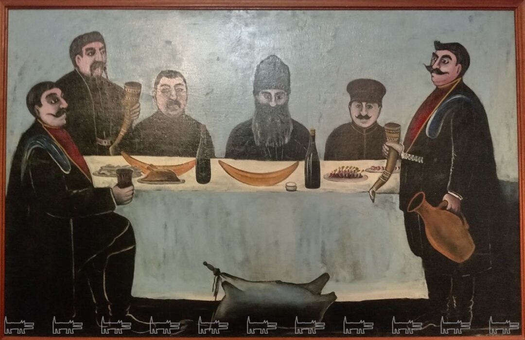 Нико Пиросмани. Кутеж. 1905-1907