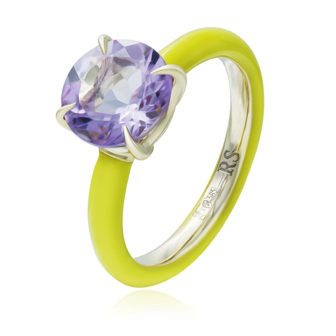Кольцо с аметистом «Русские самоцветы», 91 000 руб.