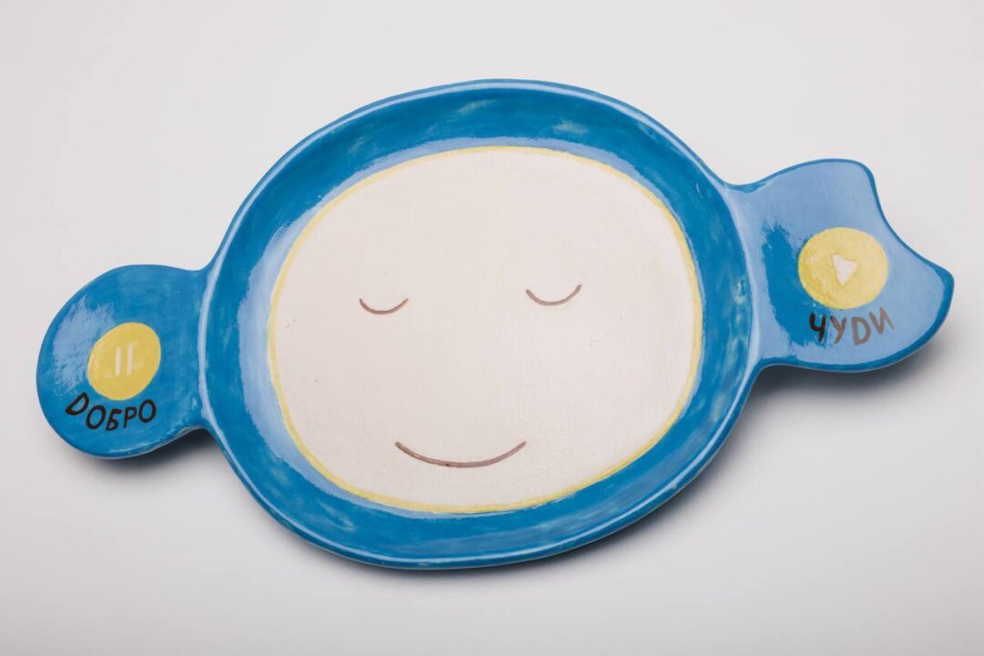 Керамическая тарелка в коллаборации с Concept Ceramics