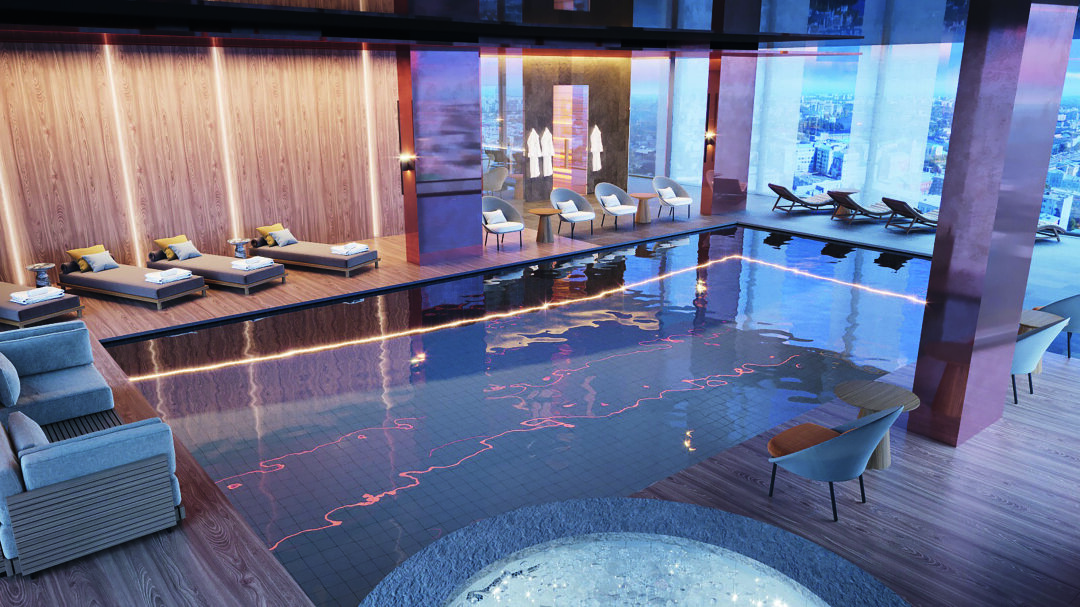 Спа-центр с панорамным видом