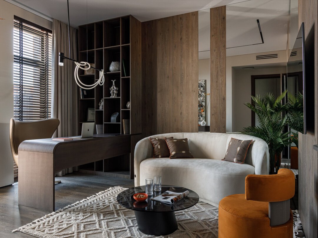 Проект «Дубай», кабинет в реализованном загородном доме в клубном поселке бизнес-класса Titul