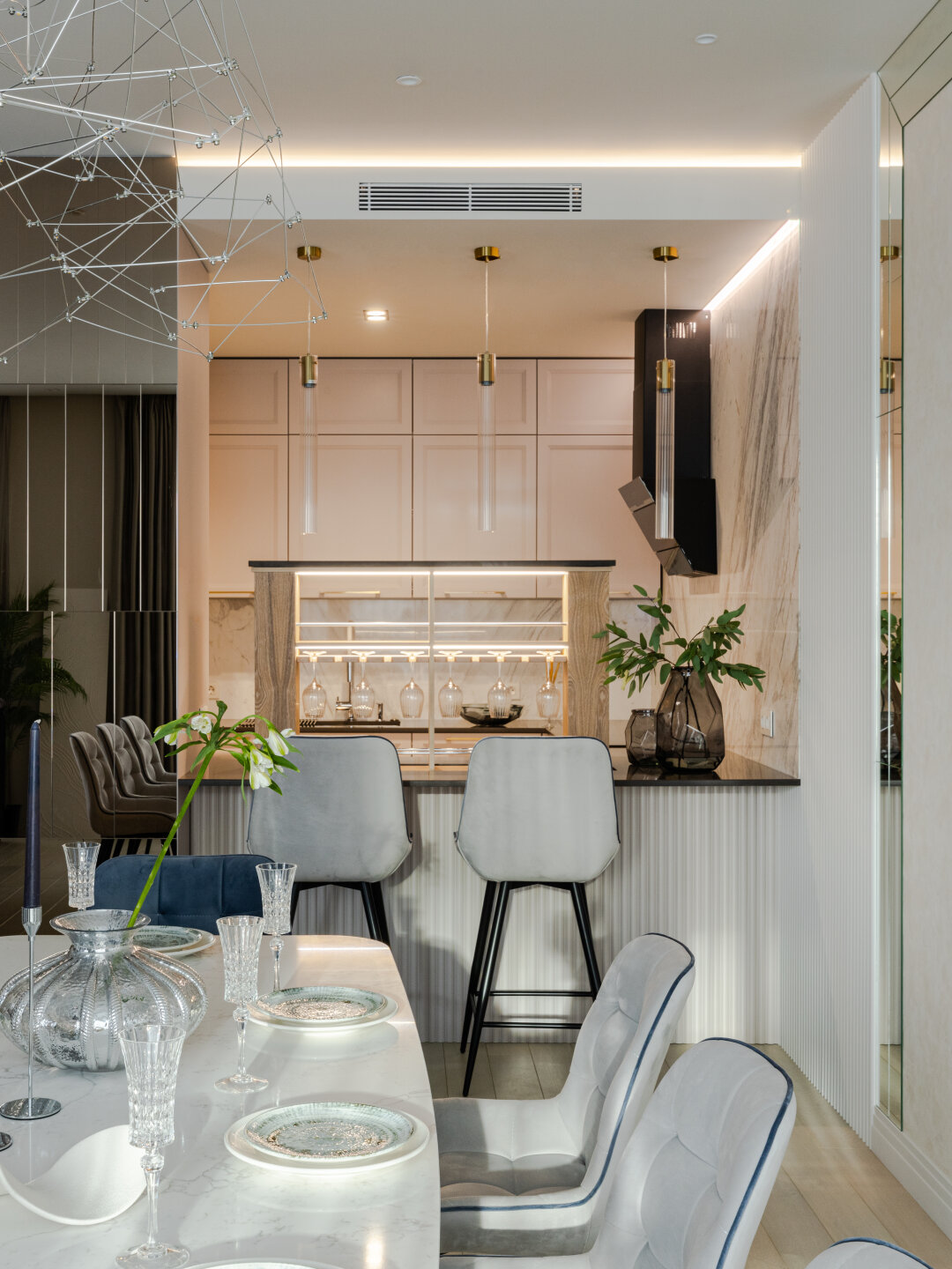 Реализованный проект квартиры в Уфе