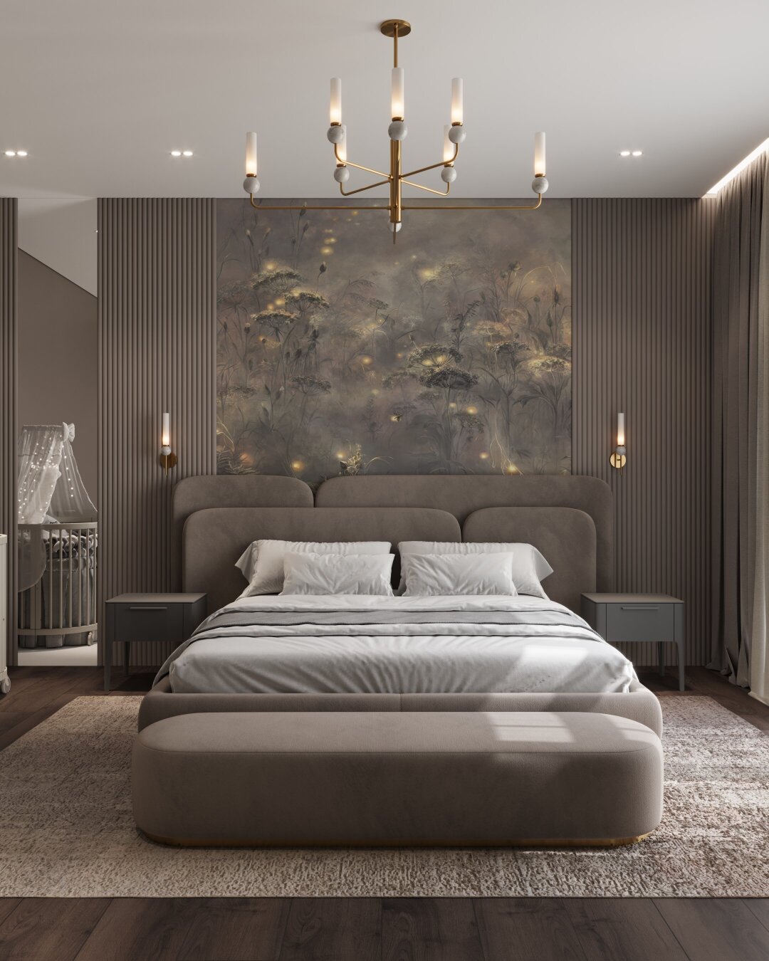 Спальня из проекта строящегося частного дома в с. Зубово