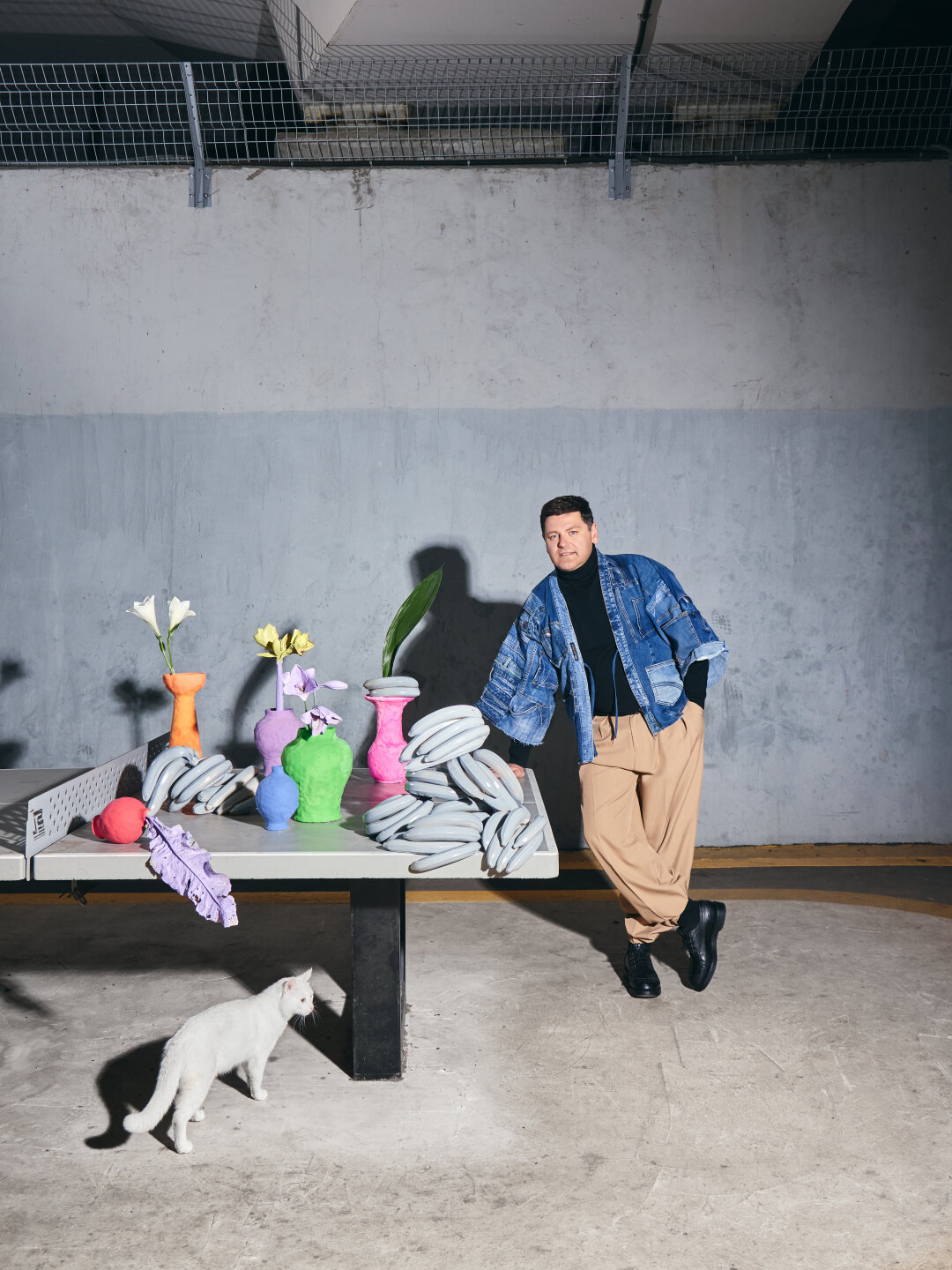 Джинсовка ODEZHDA_OKSI, лоферы GUCCI