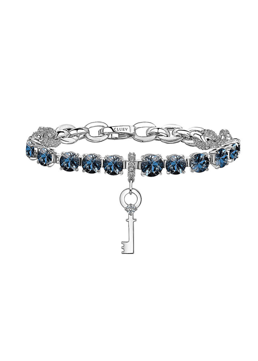 Браслет с дюжиной шпинелей, 328 бриллиантами и шармом из белого золота