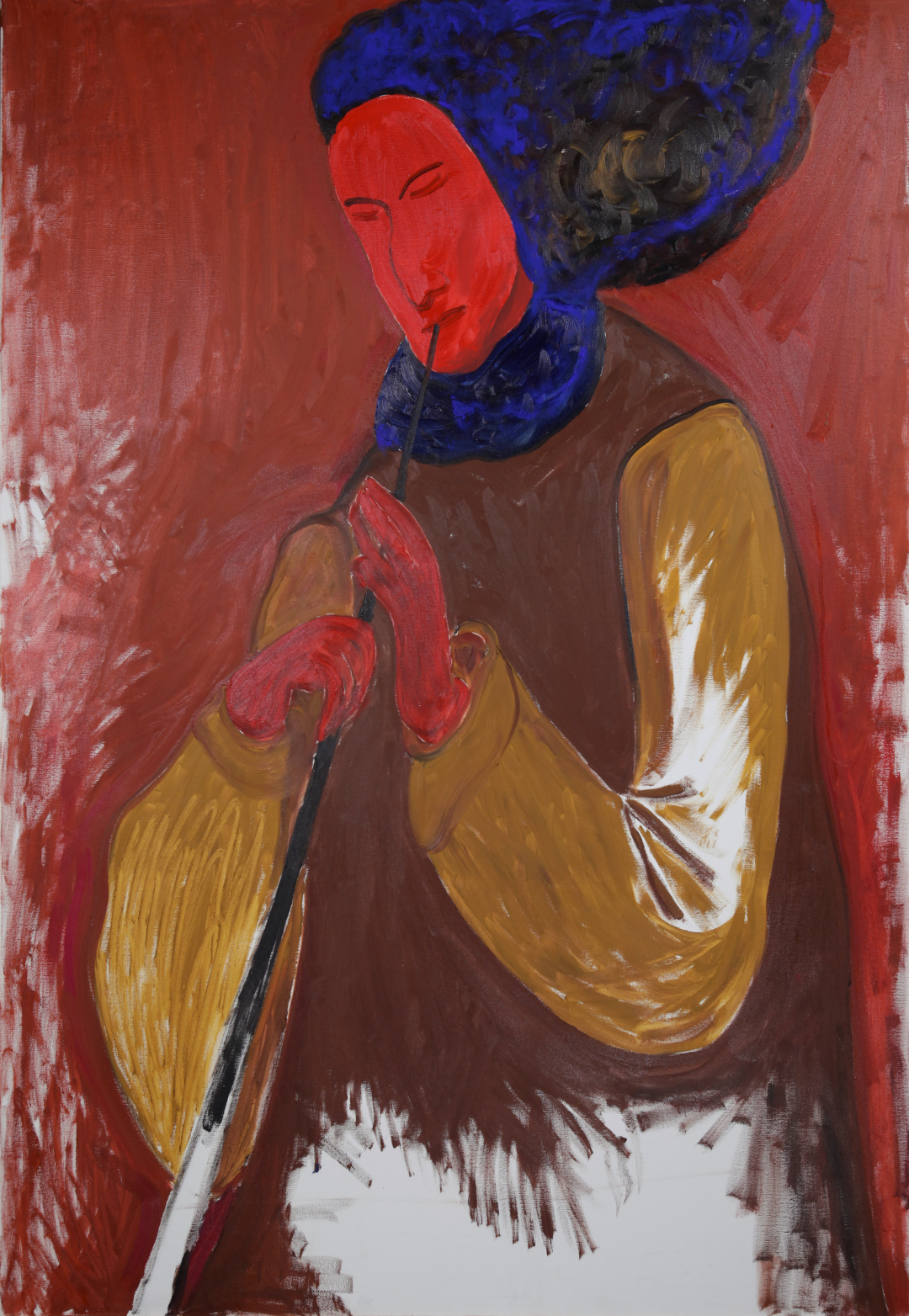 "Музыкант играет грустную мелодию", 1960 год