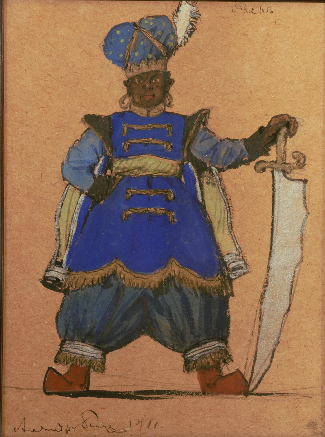 Александр Бенуа, "Арап", 1911 год